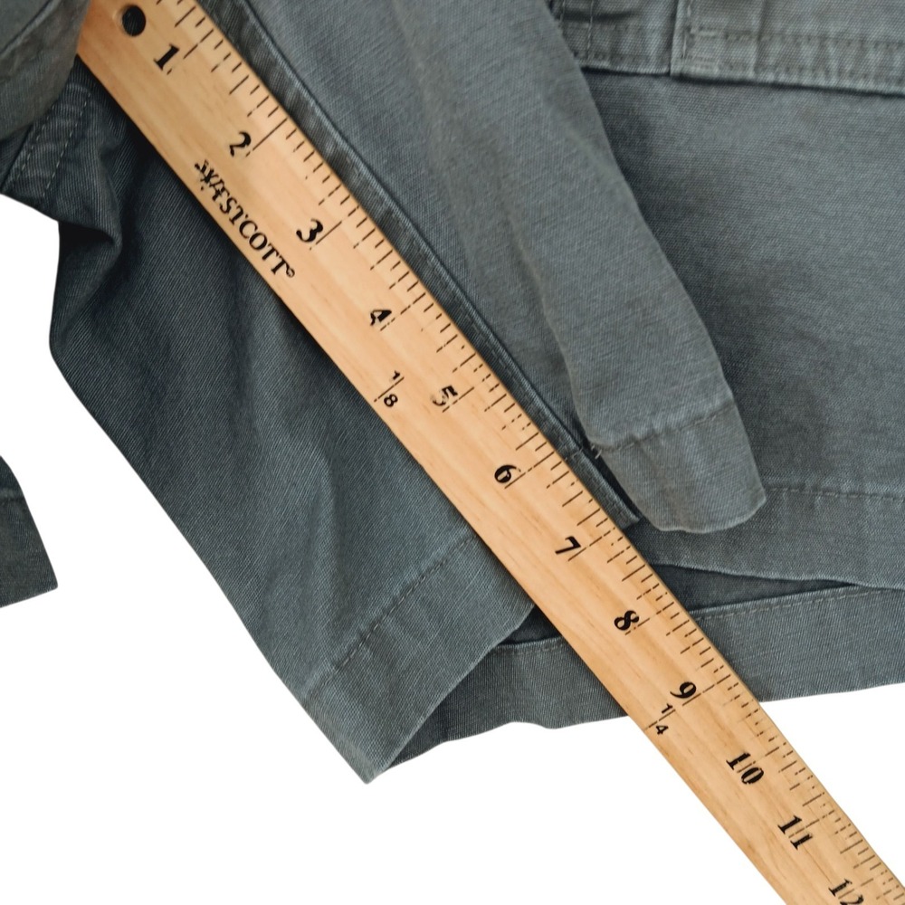 Weekender Cargo Shorts Mens 41 (Tag 42) x 7" Grey Canvas Elastic Waist Gorpcore - Picture 6 of 8